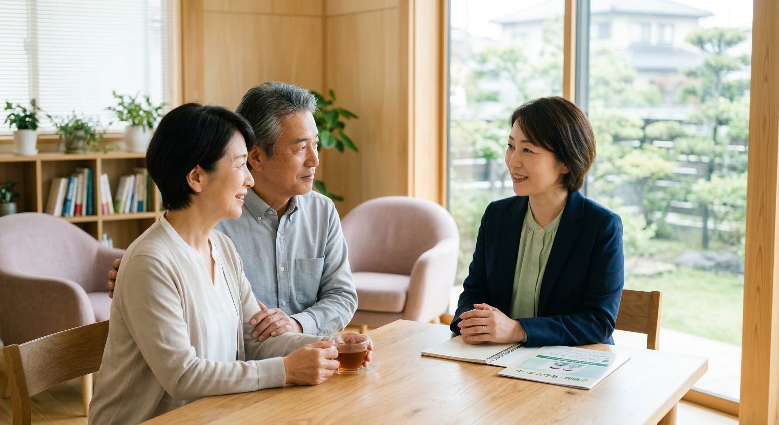 交通事故の保険について相談するイメージ